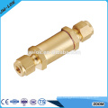 Compressed air manual brass filter valve